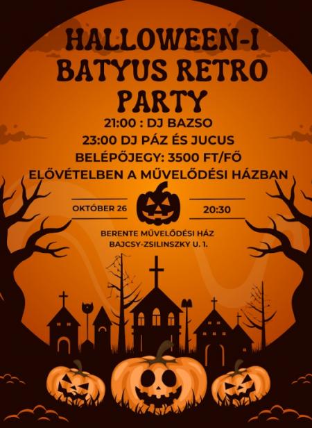 HALLOWEEN-I BATYUS RETRO PARTY