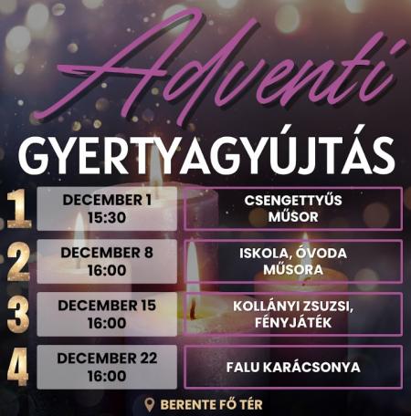 Adventi Gyertyagyjts